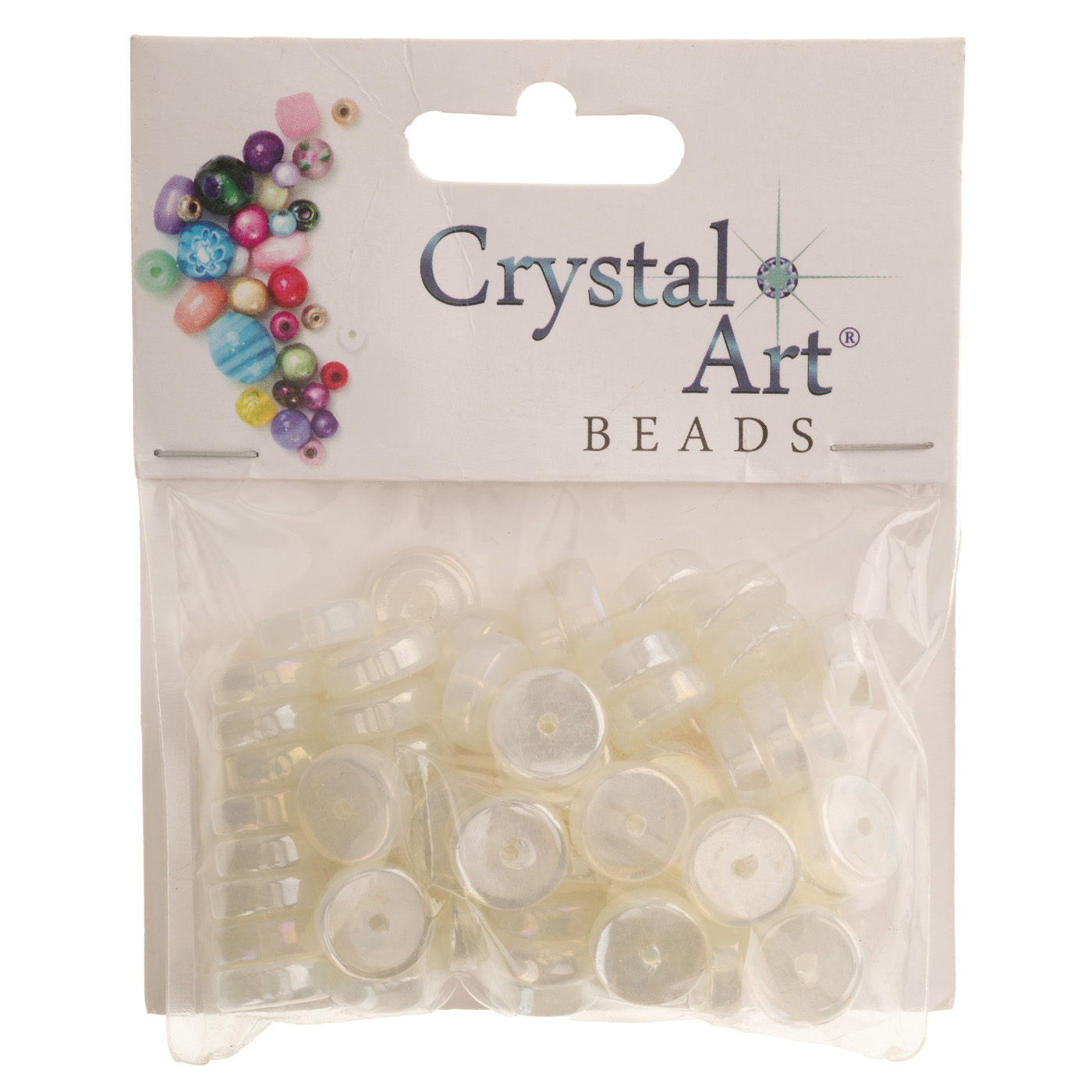 Бусины 10*4 мм, 50 г, luster 11165/001C Crystal Art 1