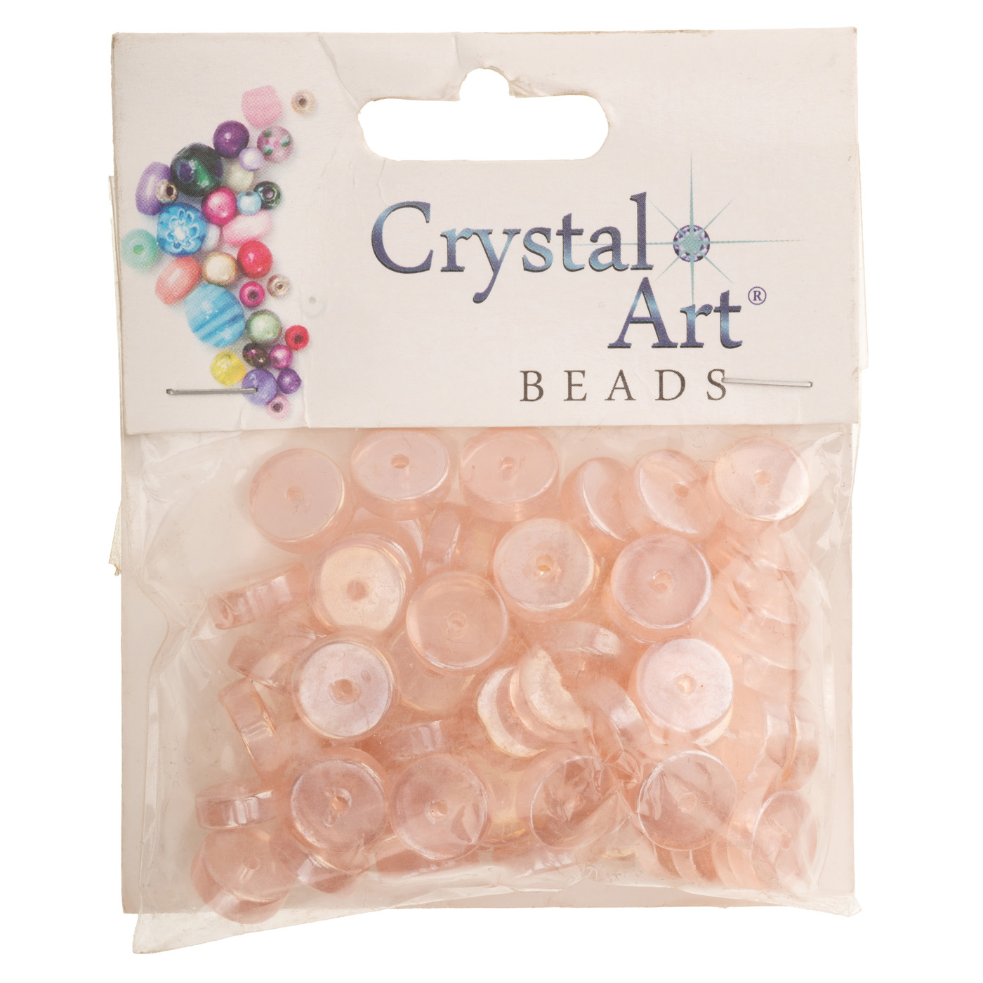 Намистини 10*4 мм, 50 г, luster 11165/050C Crystal Art 1