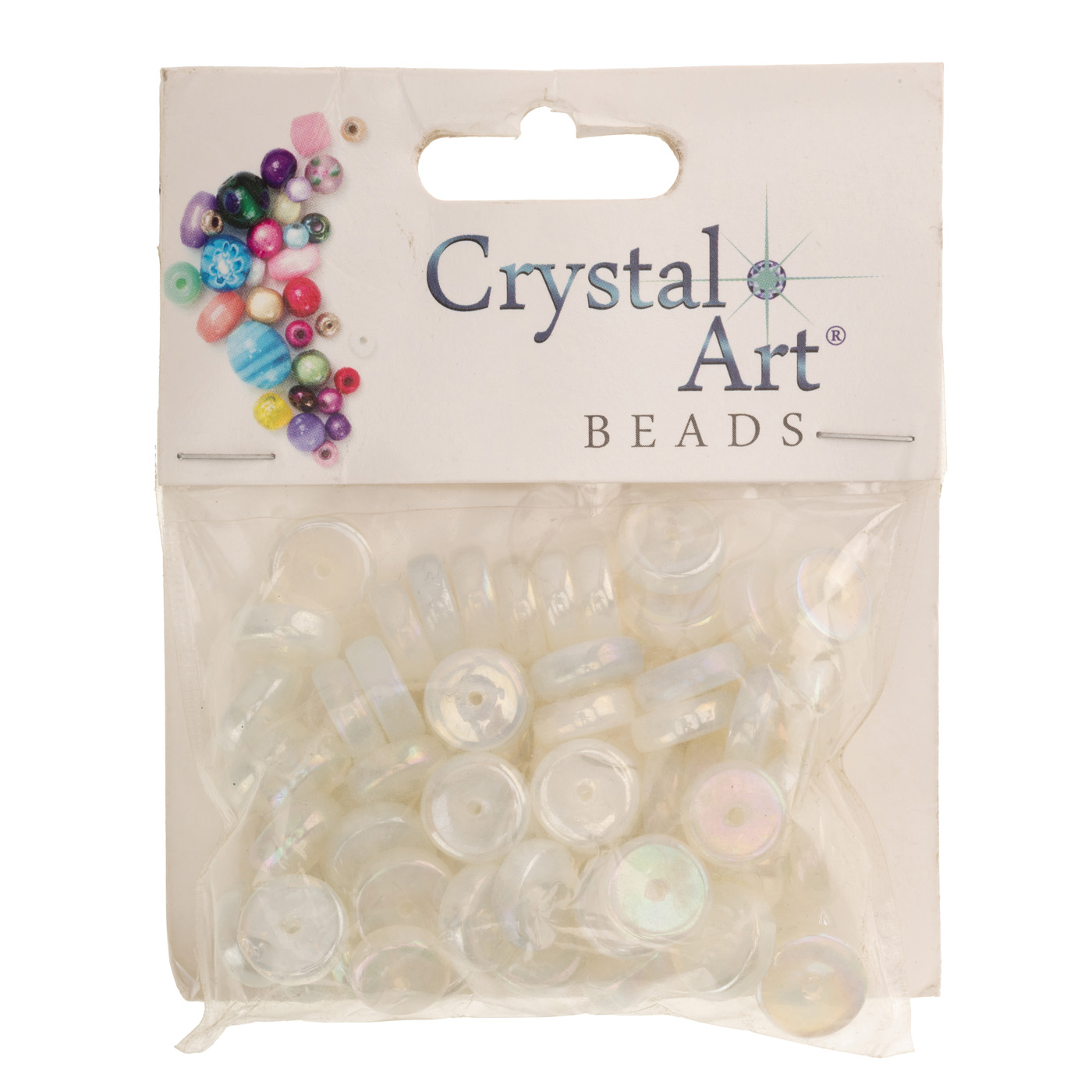 Бусины 10*4 мм, 50 г, rainbow 11165/024C Crystal Art 1