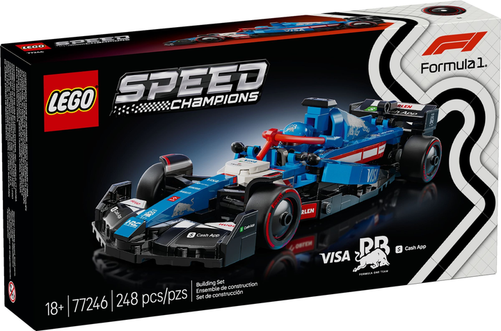 Конструктор Lego Speed Champions "Автомобіль для перегонів F1® Visa Cash RB VCARB 01", 77246