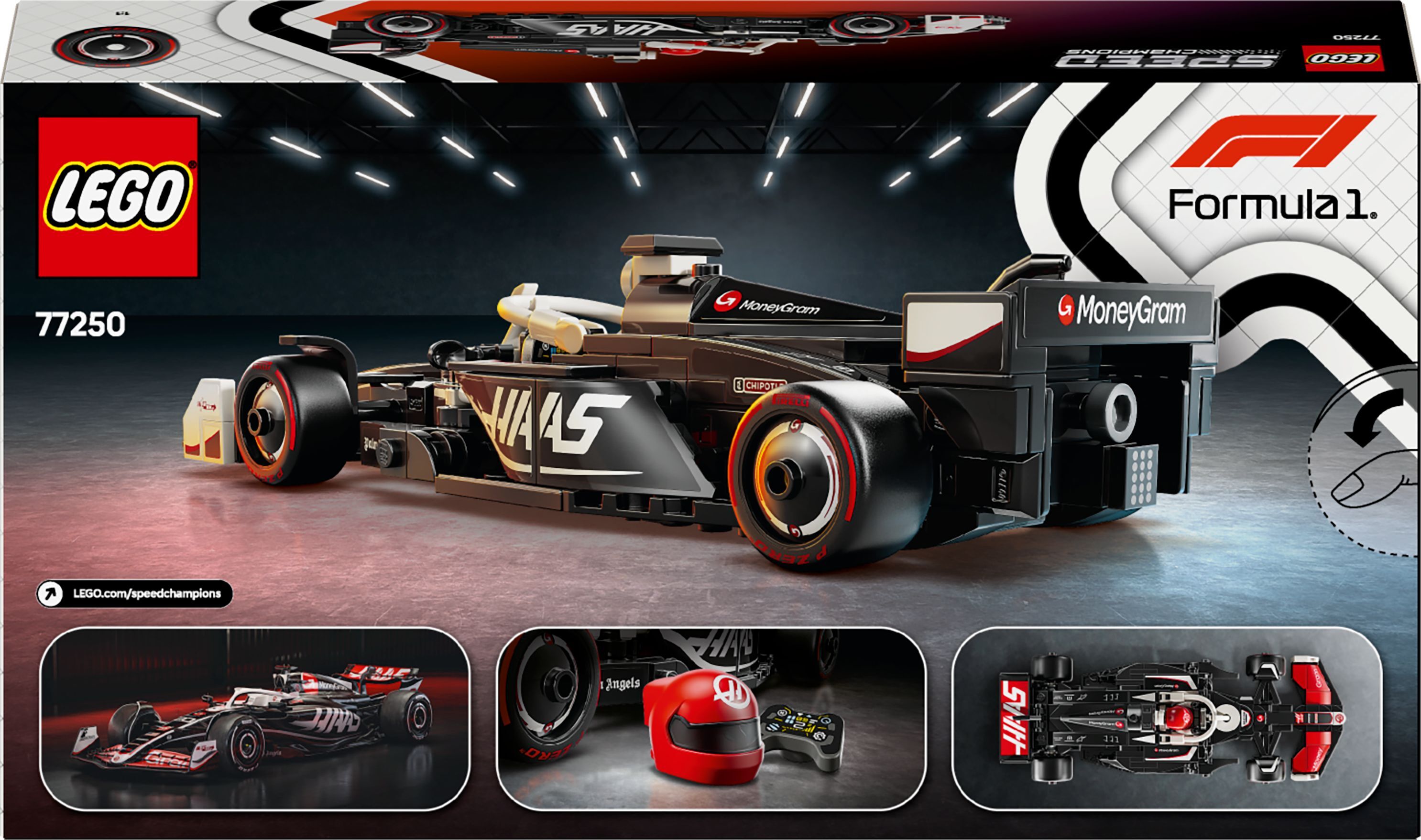 Конструктор Lego Speed Champions "Автомобіль для перегонів MoneyGram Haas F1® Team VF-24", 77250 12