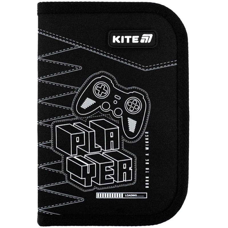 Пенал Kite 1 отделение, 2 отворота, с наполнением 622H Player, K25-622H-6