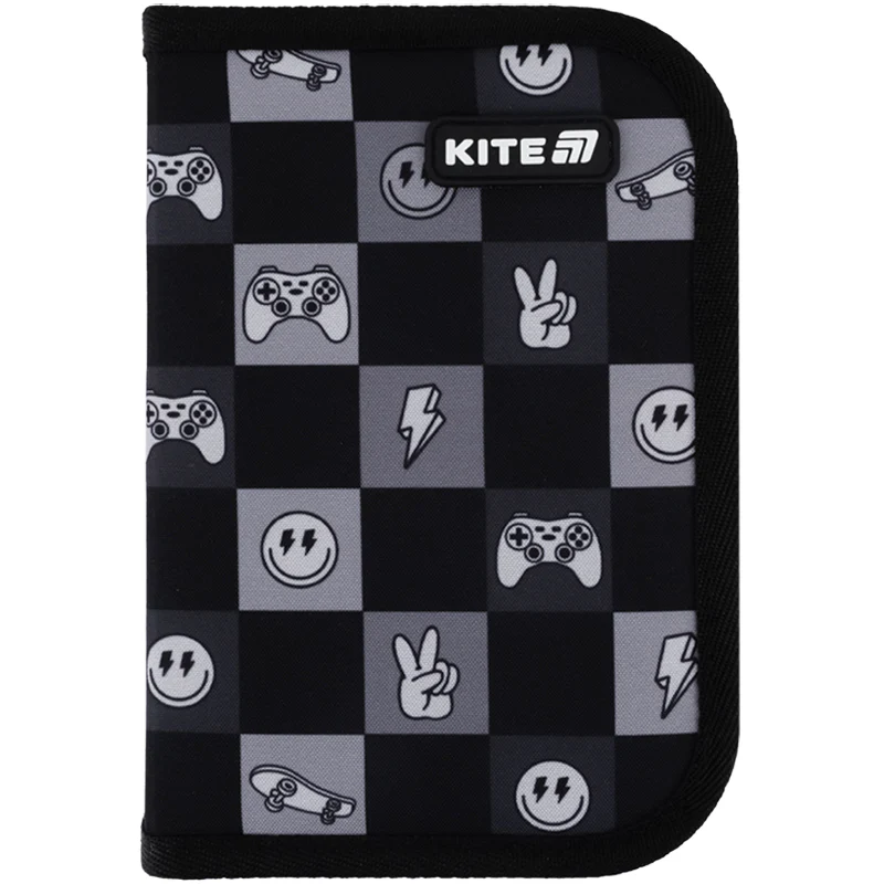 Пенал Kite 1 отделение, 1 отворота, без наполнения 621 Game On, K25-621-4