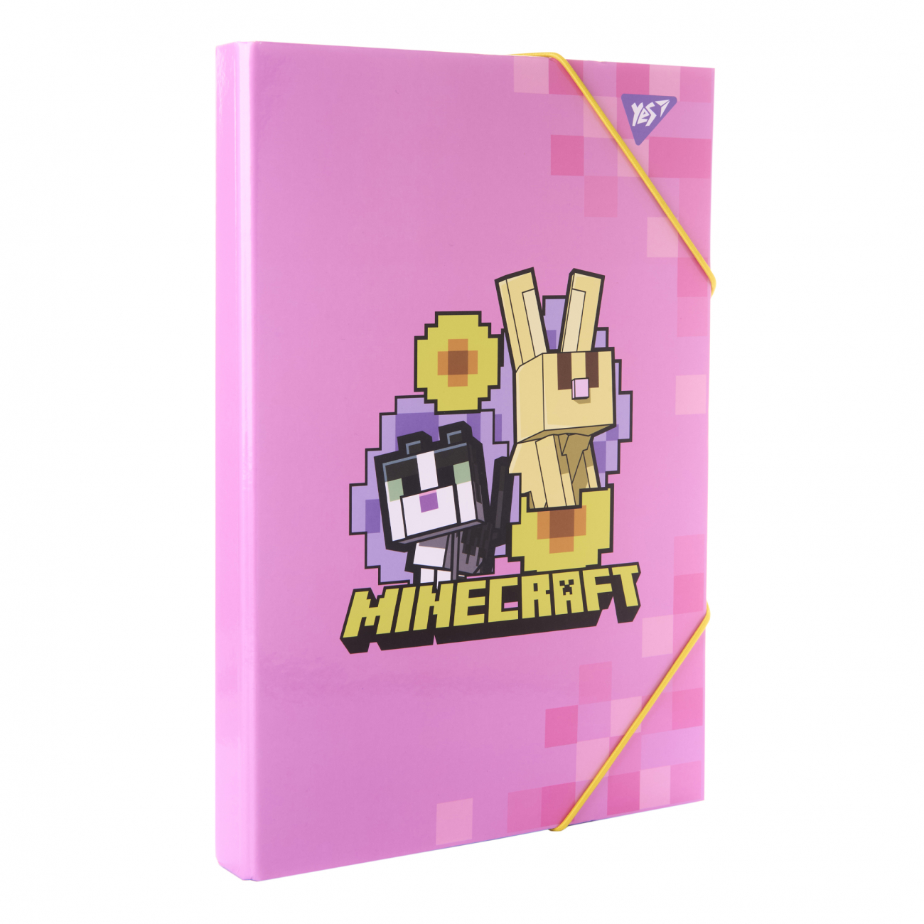 Папка для работы Yes картонная А4 "Minecraft. Spring", 500248