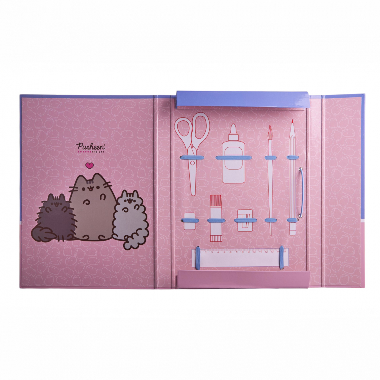 Папка для работы Yes картонная А4 "Pusheen", 500249 1