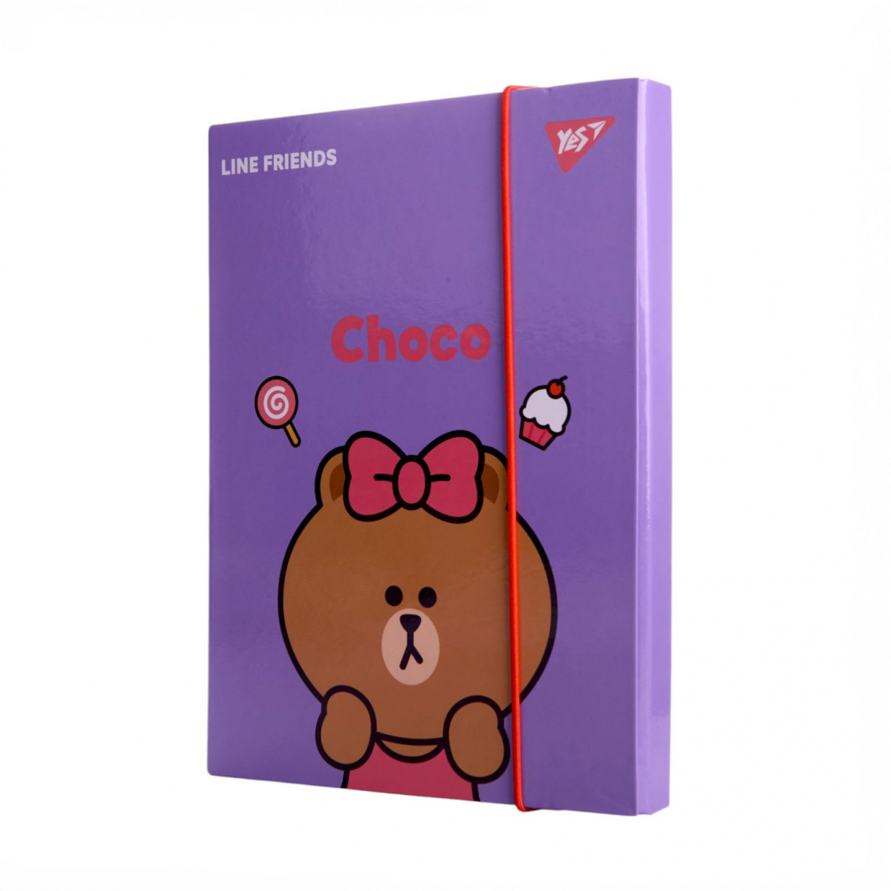 Папка для тетрадей Yes картонная В5 "Line Friends", 500242