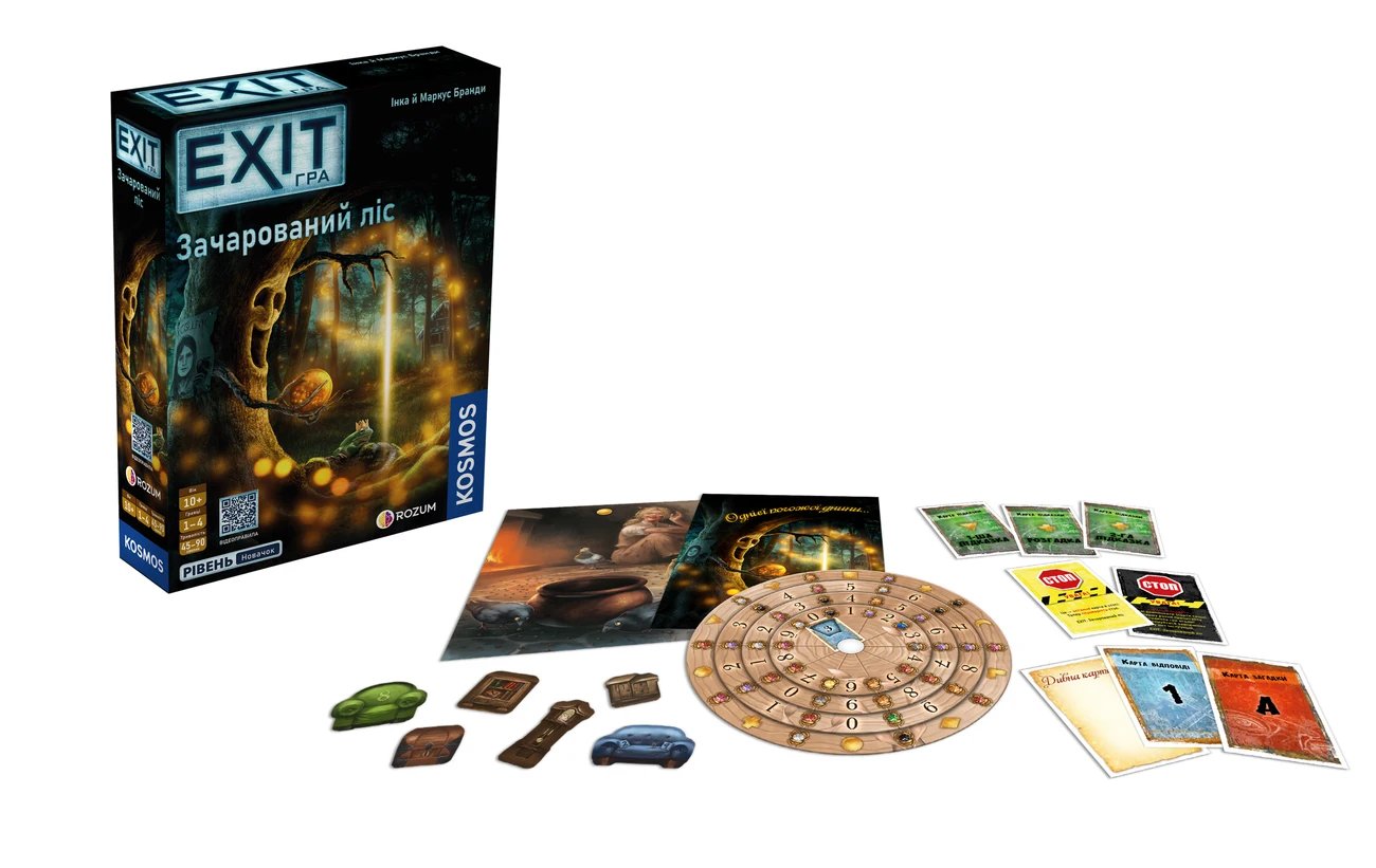 Настільна гра "EXIT ГРА: Зачарований ліс" Rozum, R072UA 2
