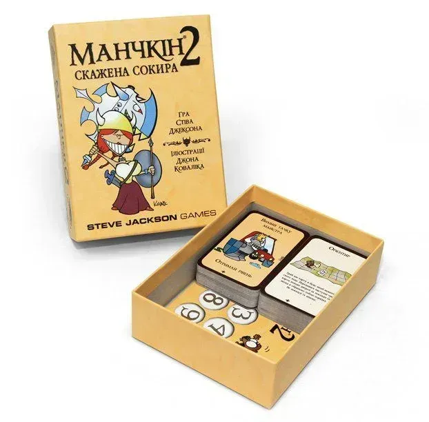 Настільна гра "Манчкін 2: Скажена Сокира" Rozum, 10504 3