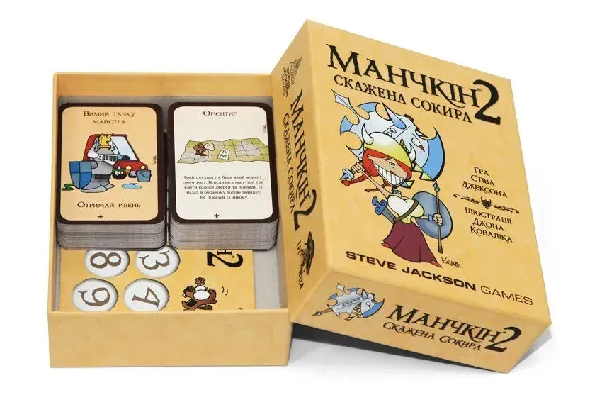 Настільна гра "Манчкін 2: Скажена Сокира" Rozum, 10504 4