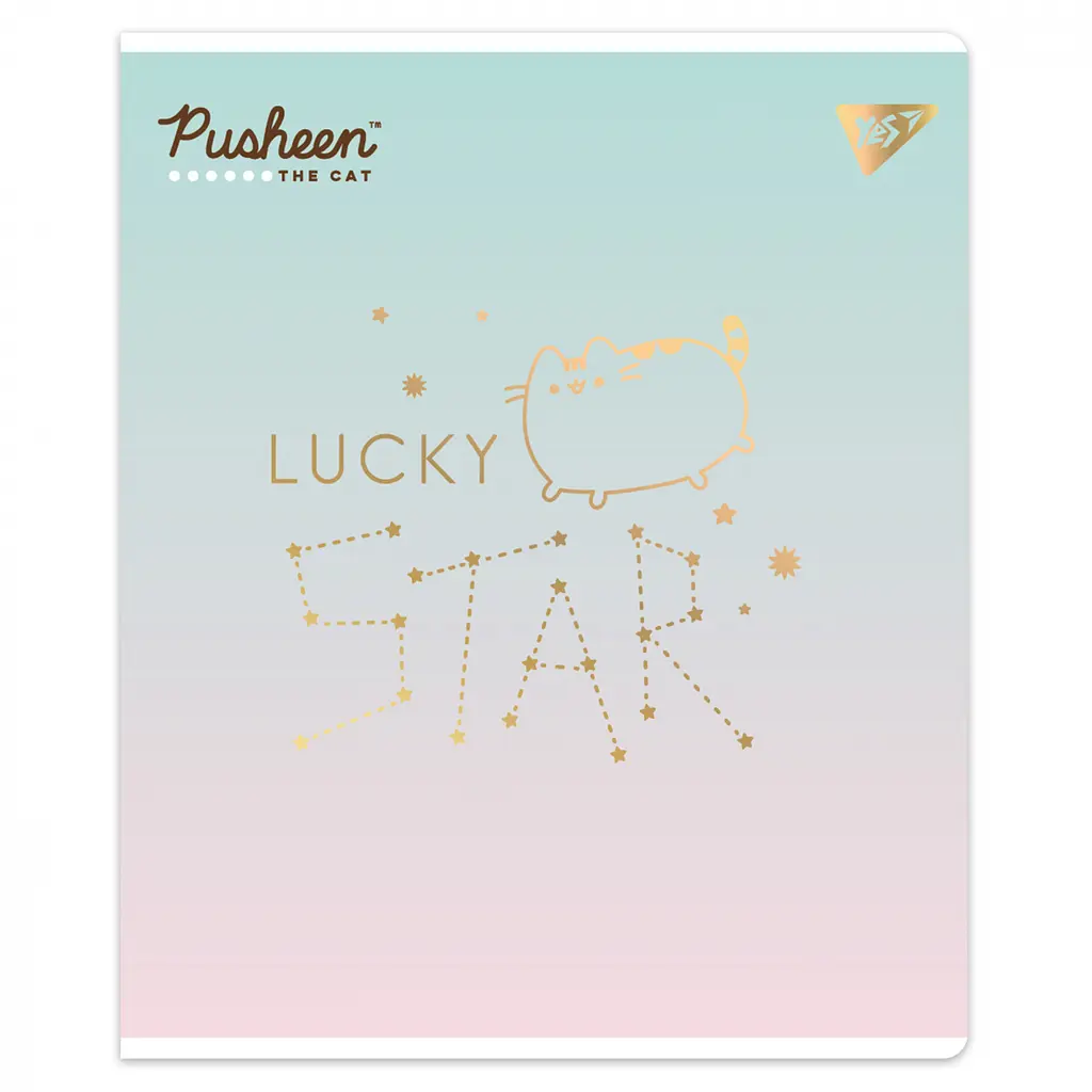 Зошит 24 лін. YES "Goldstar Pusheen", 767545 5