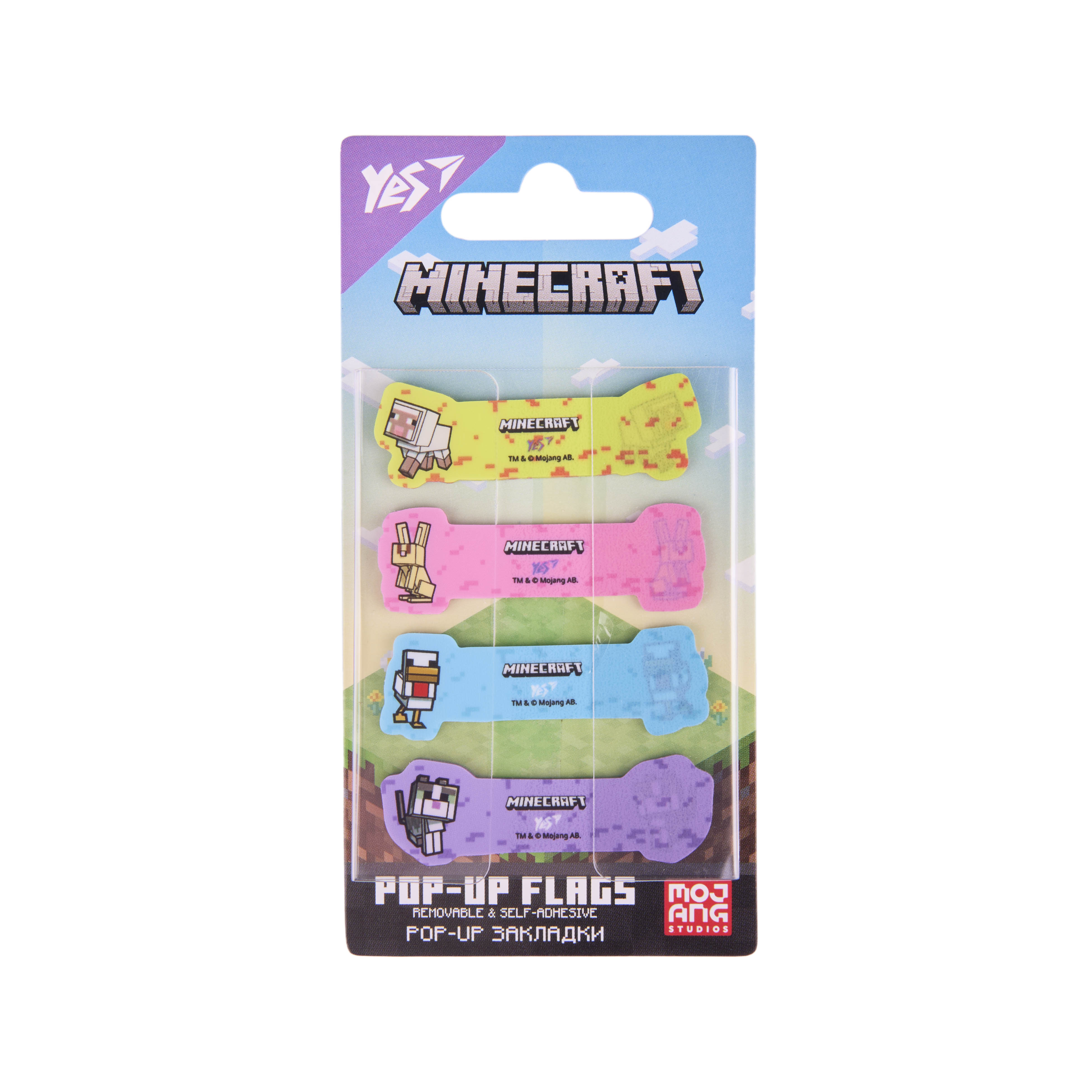 Закладки Pop-up "Minecraft. Spring", пластик, 80 шт, 170442