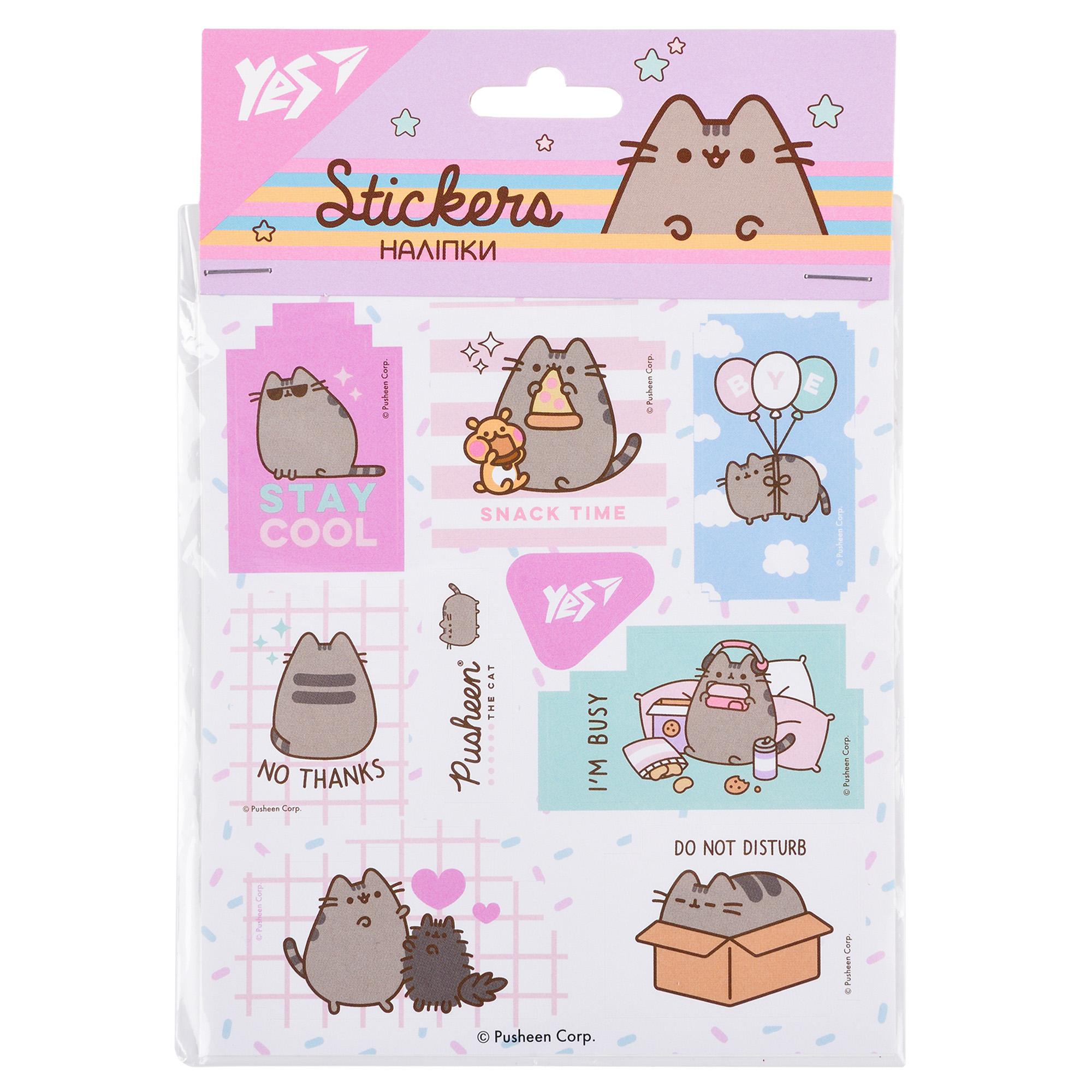 Наклейки Yes "Pusheen", 954924