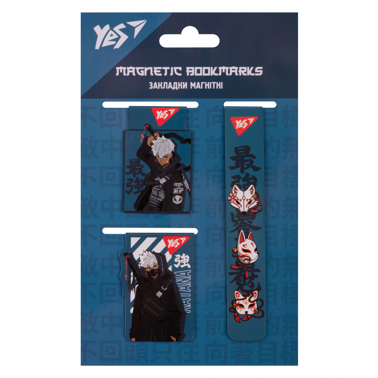 Закладки магнітні Yes "Anime" 3 шт, 708359