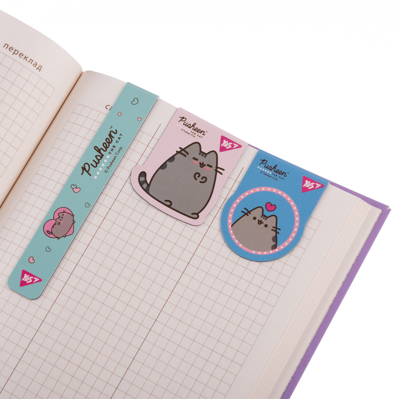 Закладки магнітні Yes "Pusheen" 3 шт, 708349 2