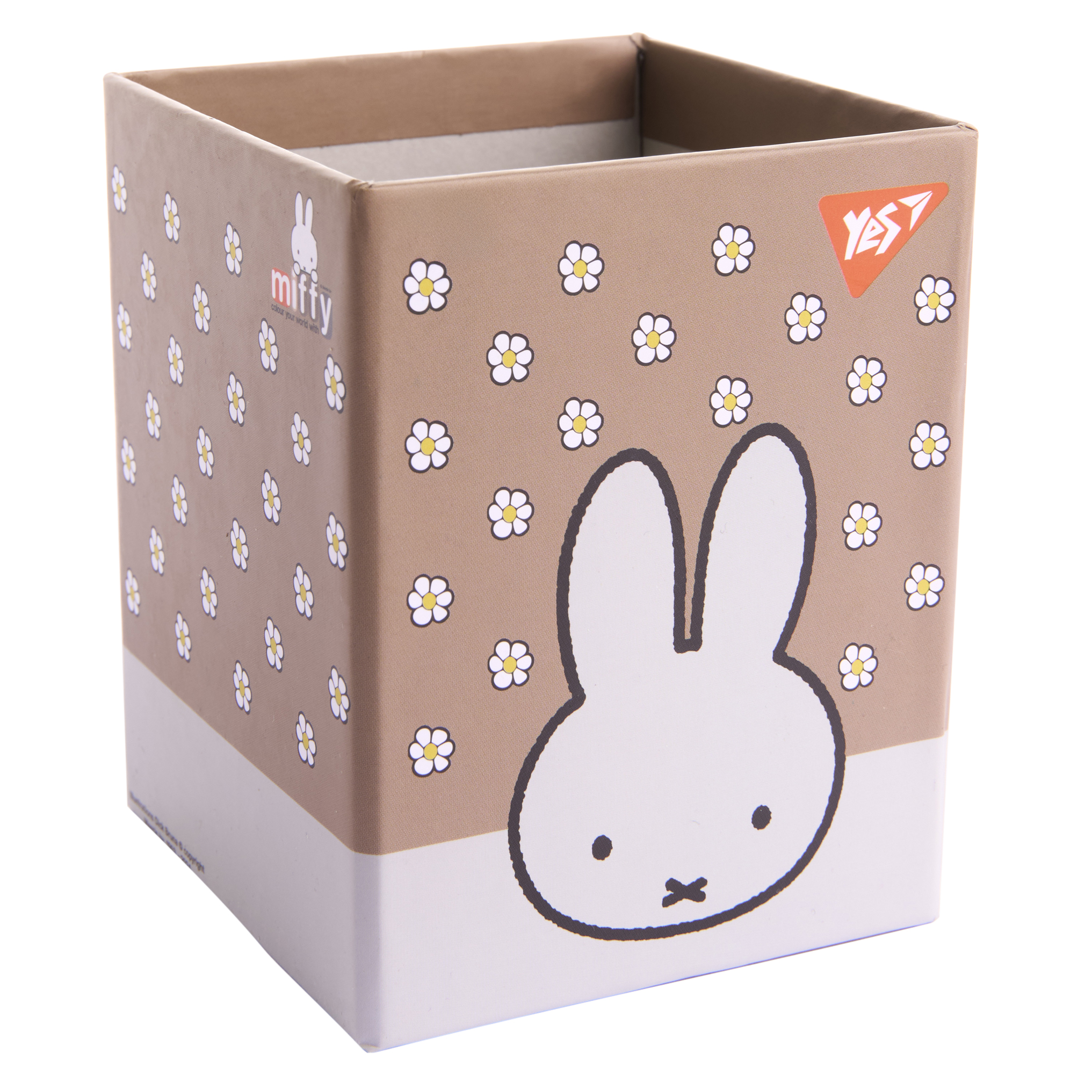 Стакан для письмового приладдя Yes "Miffy", картон, 708335