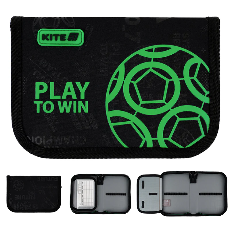 Пенал Kite 1 від., 1 відв., без наповнення 621 Play&Win, K25-621-2 1