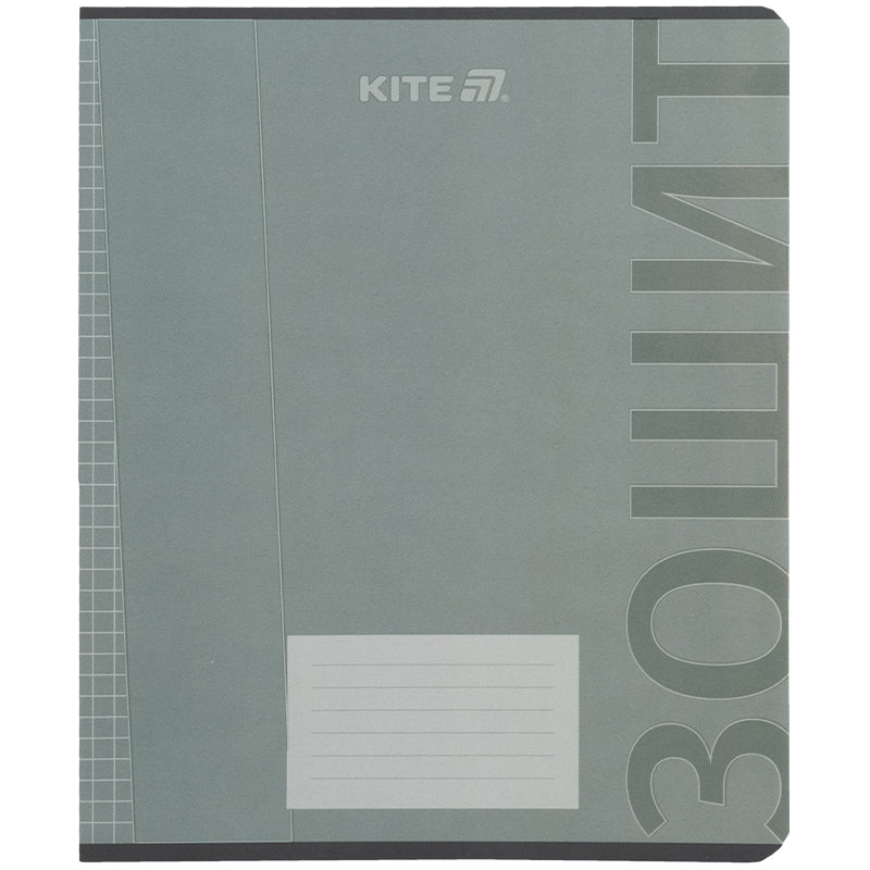 Тетрадь 18 л., кл., софт тач + УФ лак, Kite One color, K25-236-2 2