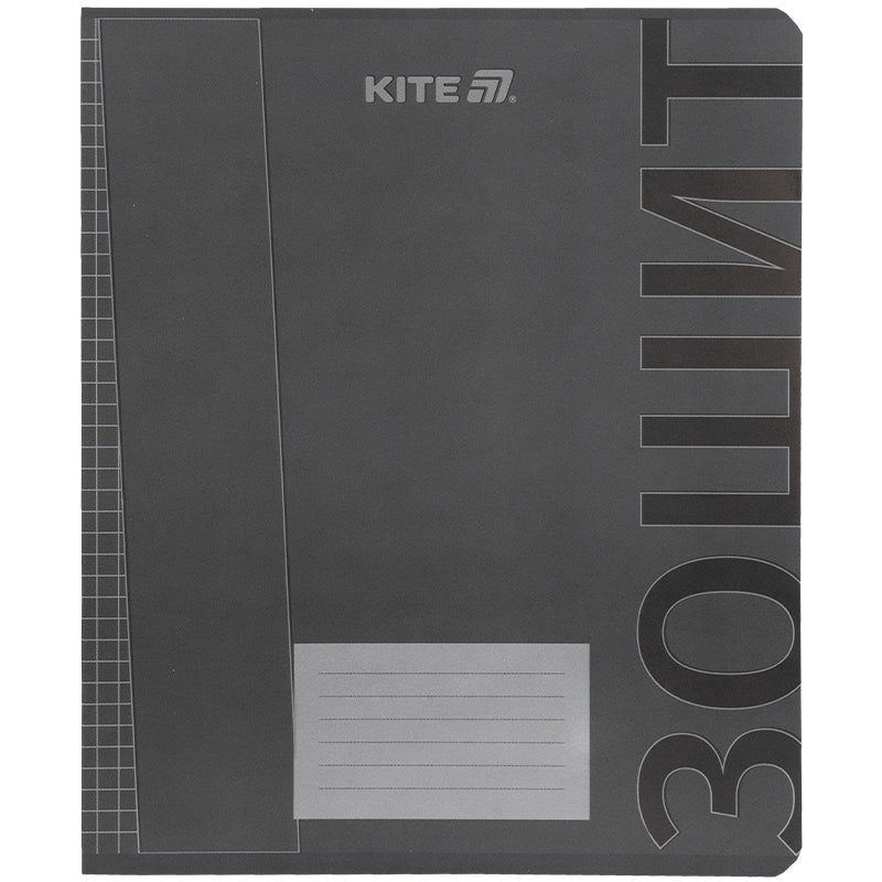 Тетрадь 18 л., кл., софт тач + УФ лак, Kite One color, K25-236-2 5