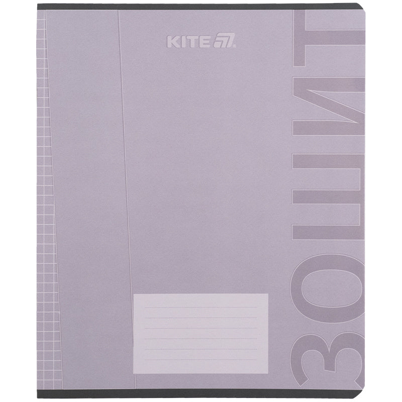 Тетрадь 18 л., кл., софт тач + УФ лак, Kite One color, K25-236-2 6