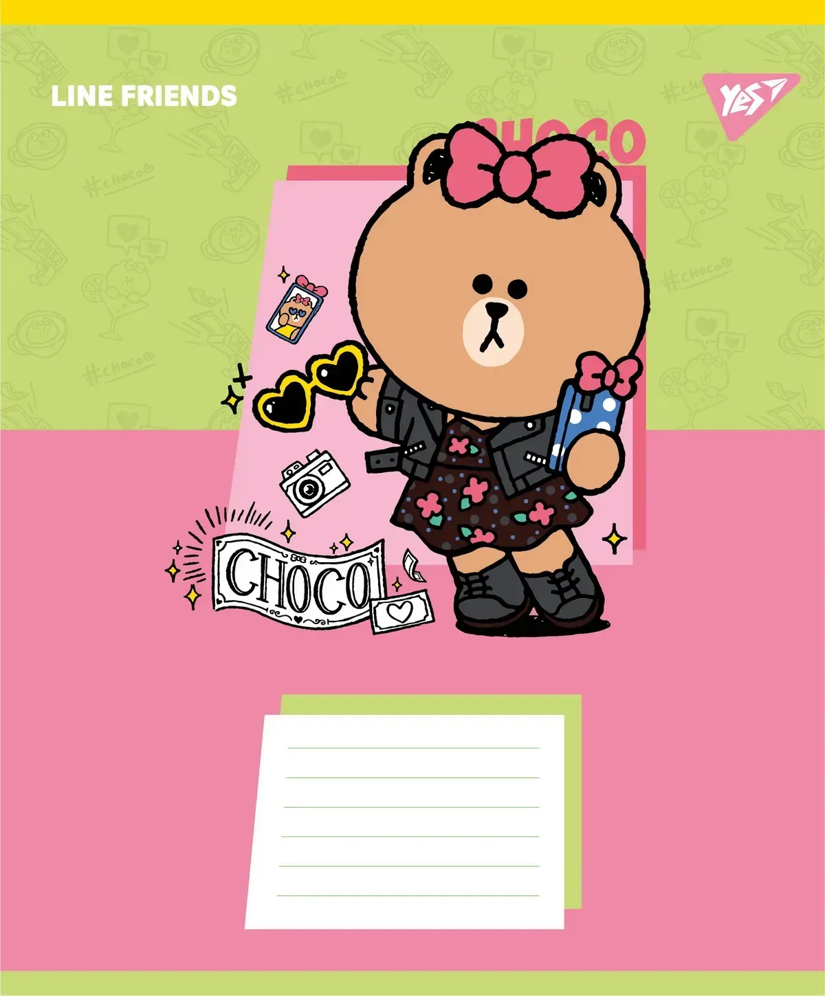 Тетрадь 18 лин. Yes "Line Friends Funny", 767642 3
