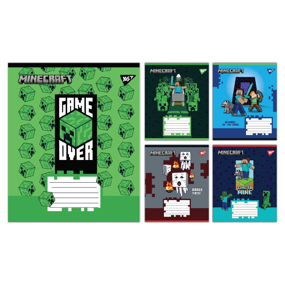Зошит 24 кл. Yes "Minecraft Walls", 767568