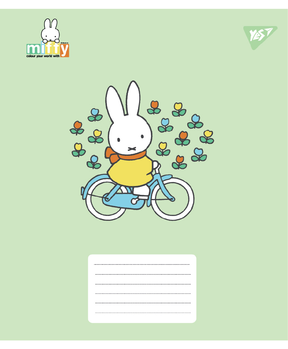 Тетрадь 24 лин. Yes "Miffy Playfull", 767637 1