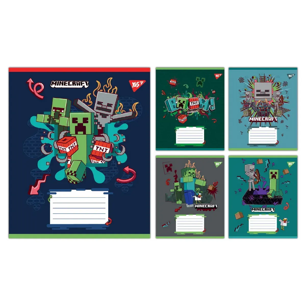 Тетрадь 12 кос. Yes "Minecraft Heroes", 767578