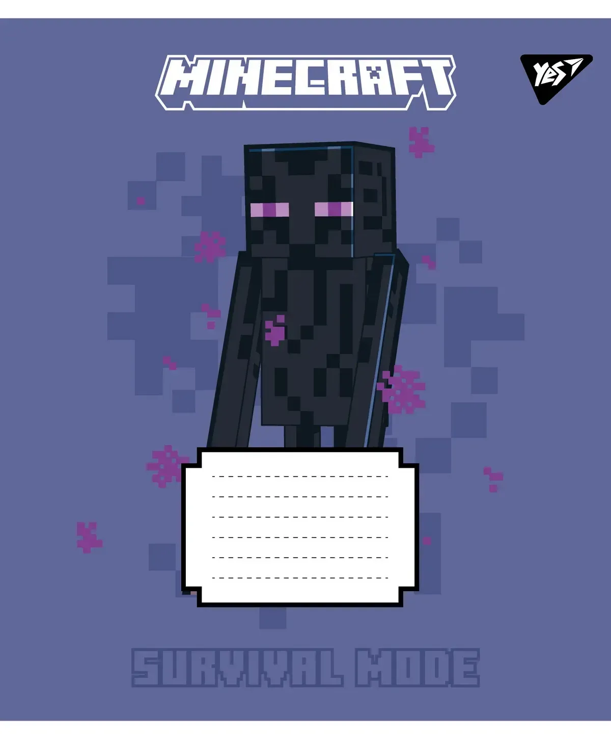 Тетрадь 12 кос. Yes "Minecraft Signs", 767558 3