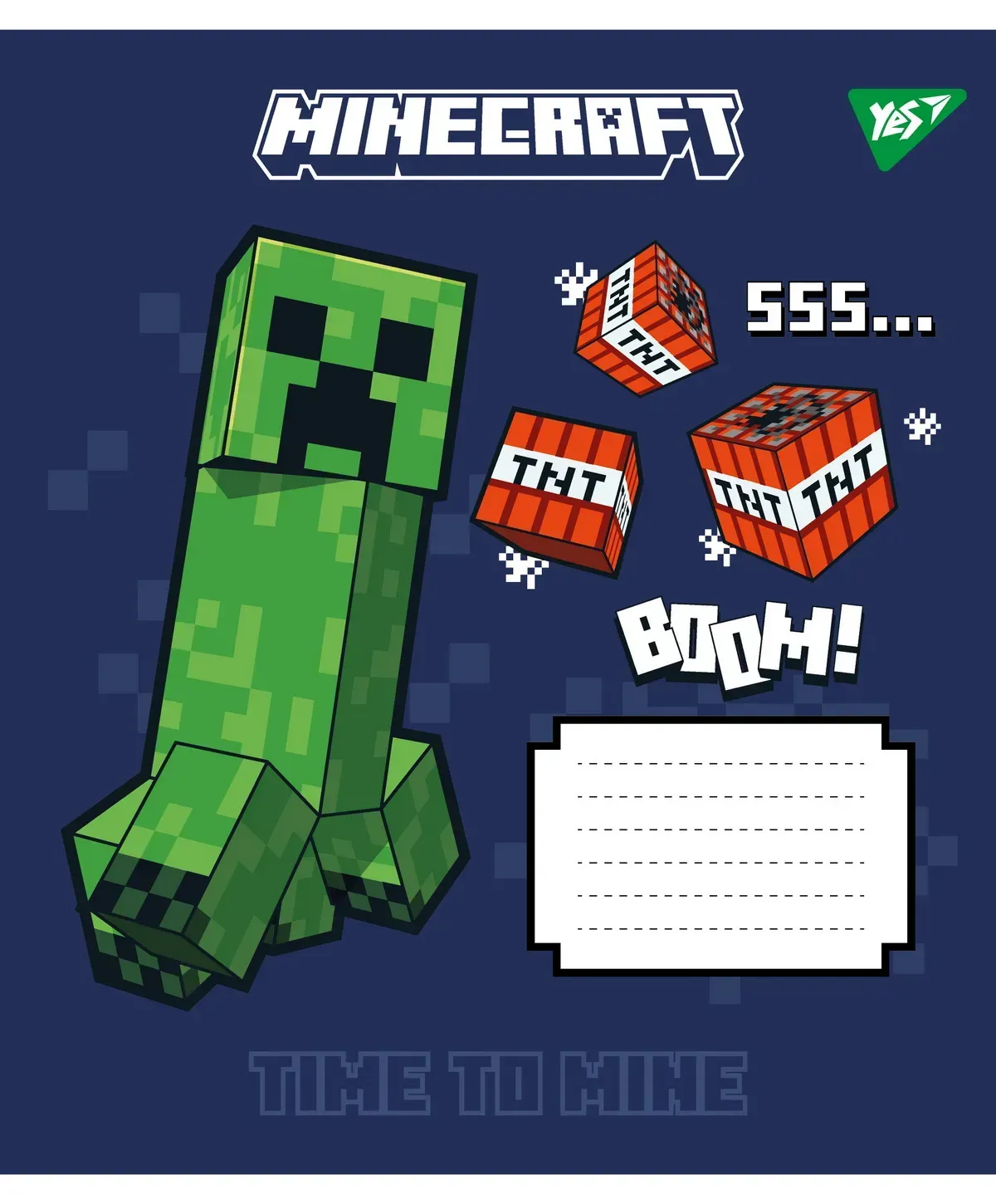Тетрадь 12 кос. Yes "Minecraft Signs", 767558 4