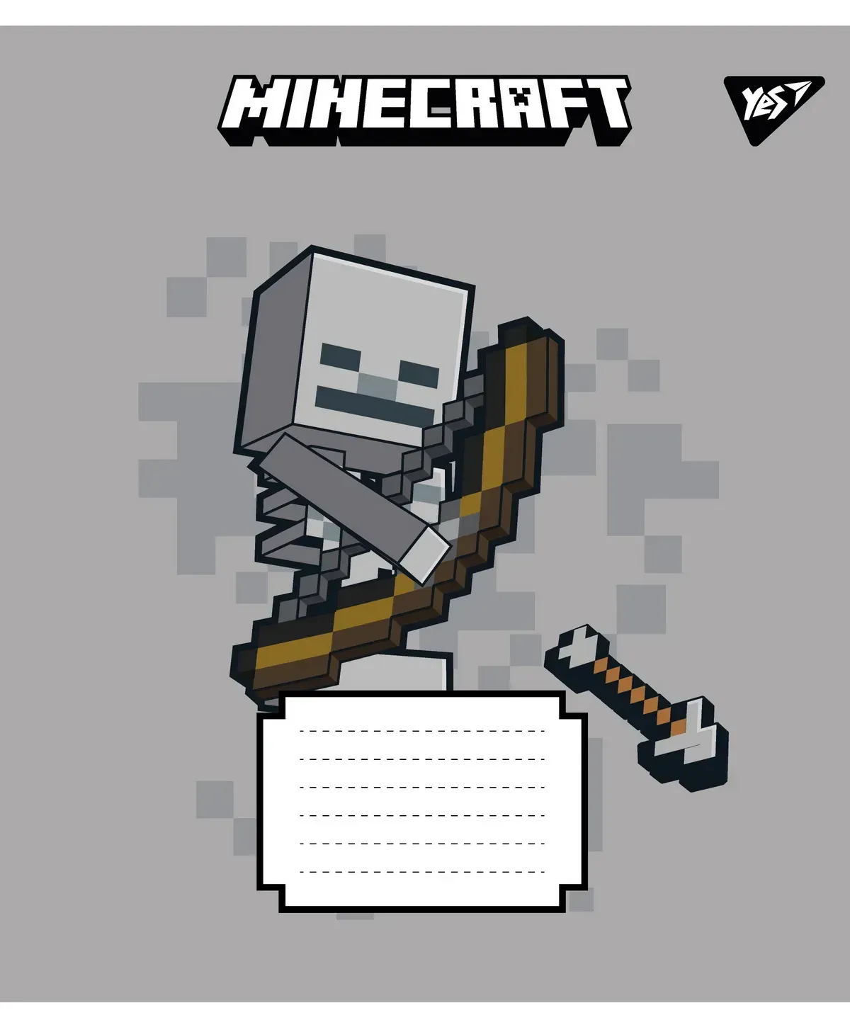 Тетрадь 12 кос. Yes "Minecraft Signs", 767558 5