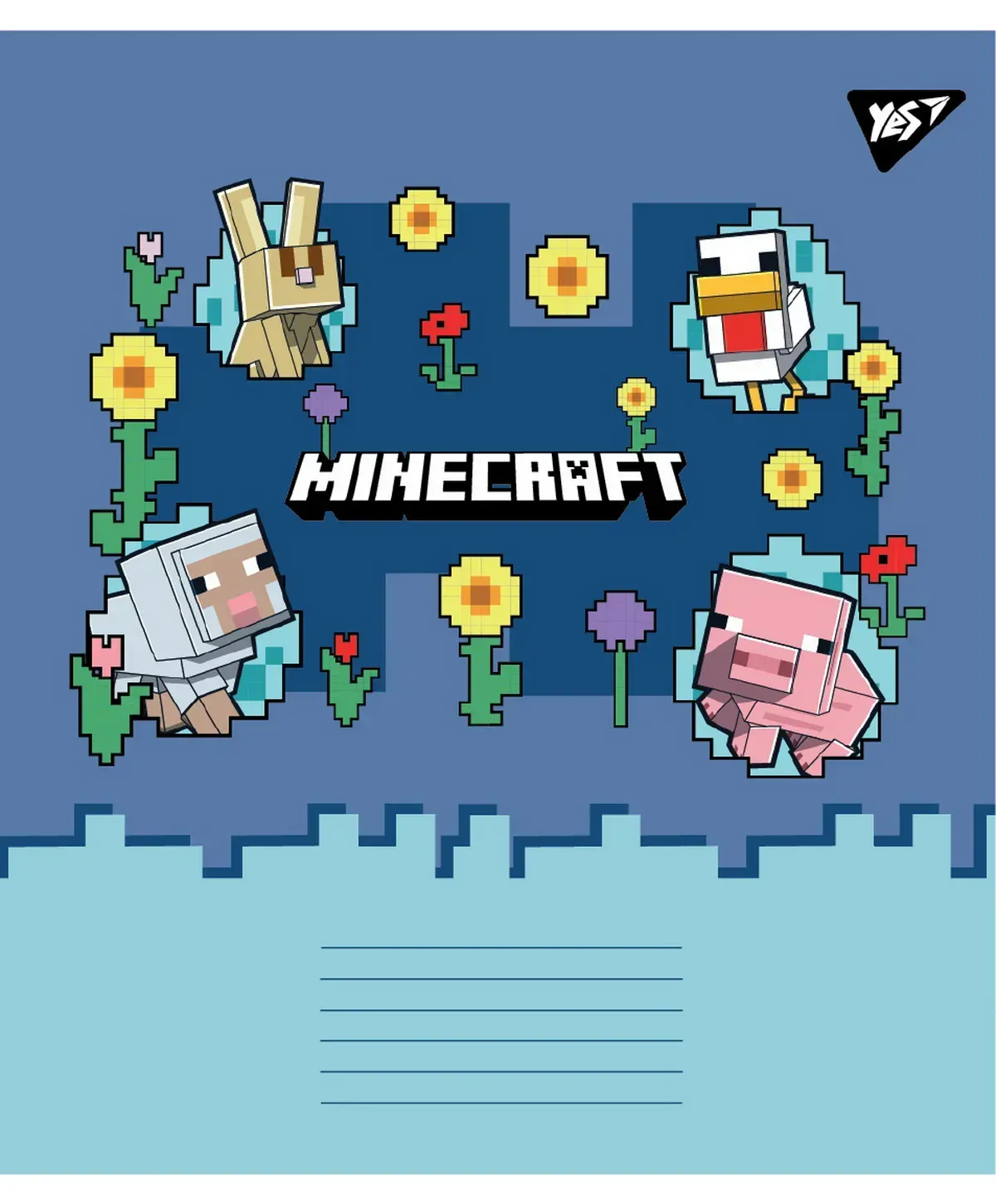 Тетрадь 12 кос. Yes "Minecraft Spring", 767592 1