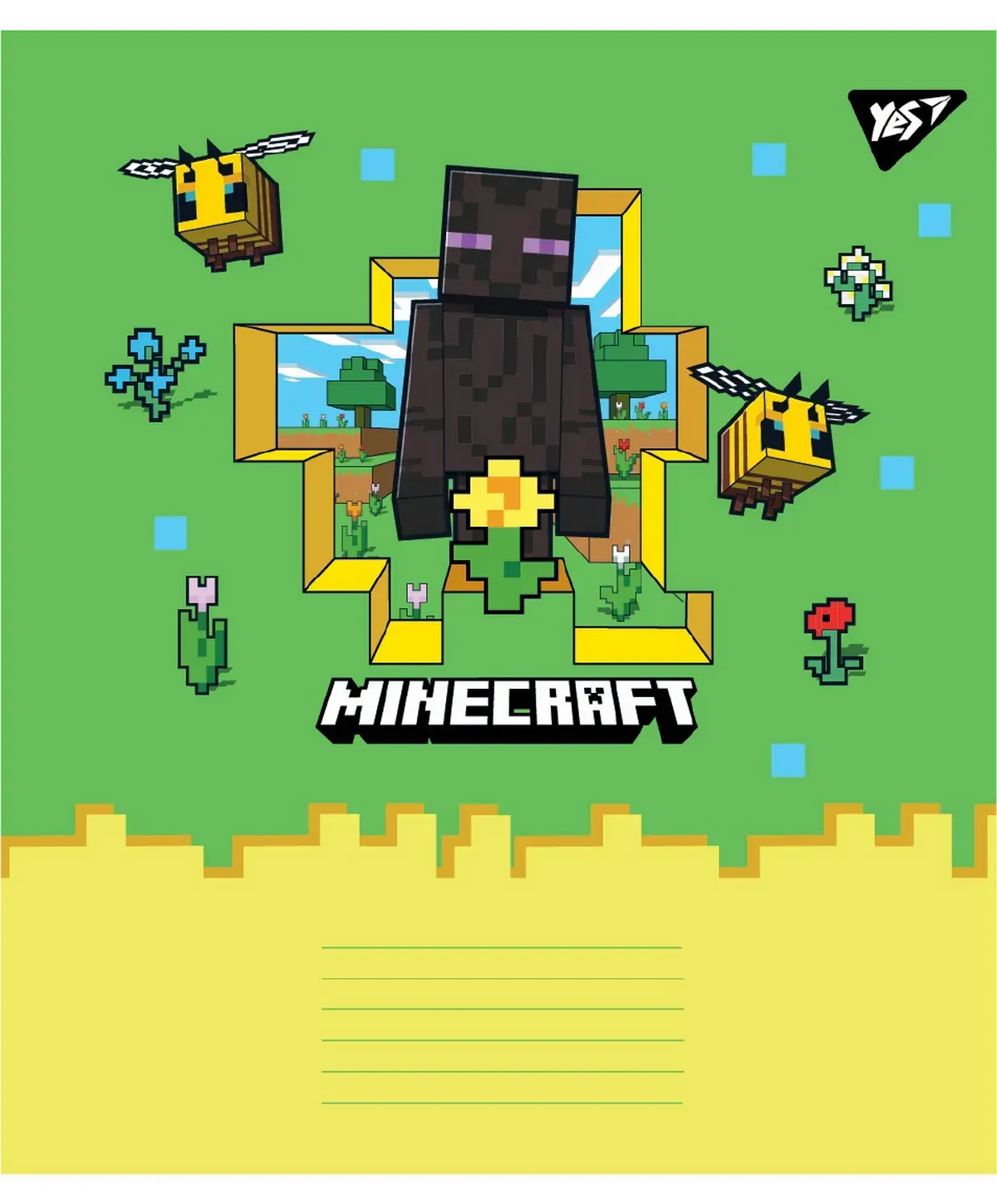Тетрадь 12 кос. Yes "Minecraft Spring", 767592 2