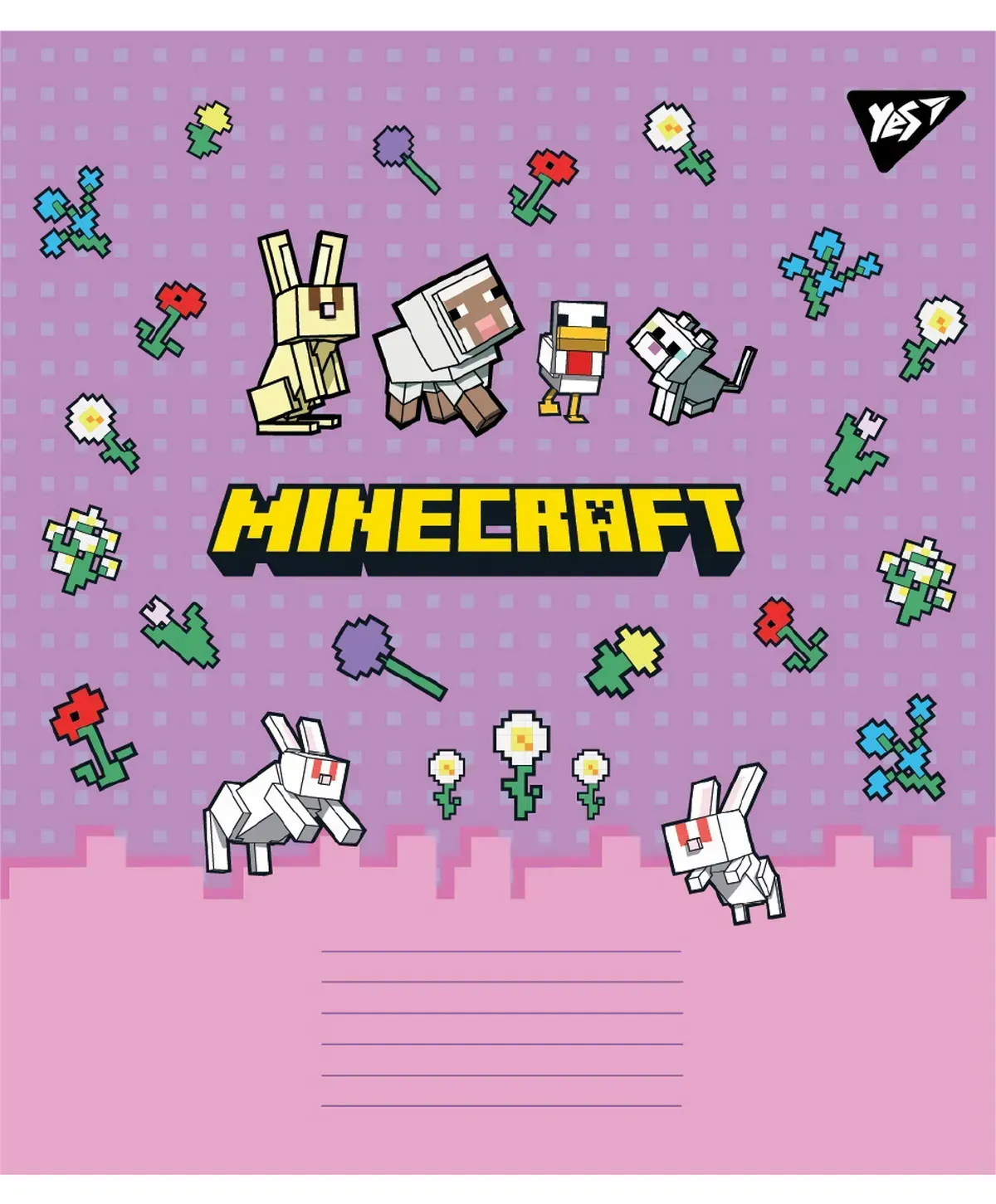 Тетрадь 12 кос. Yes "Minecraft Spring", 767592 3