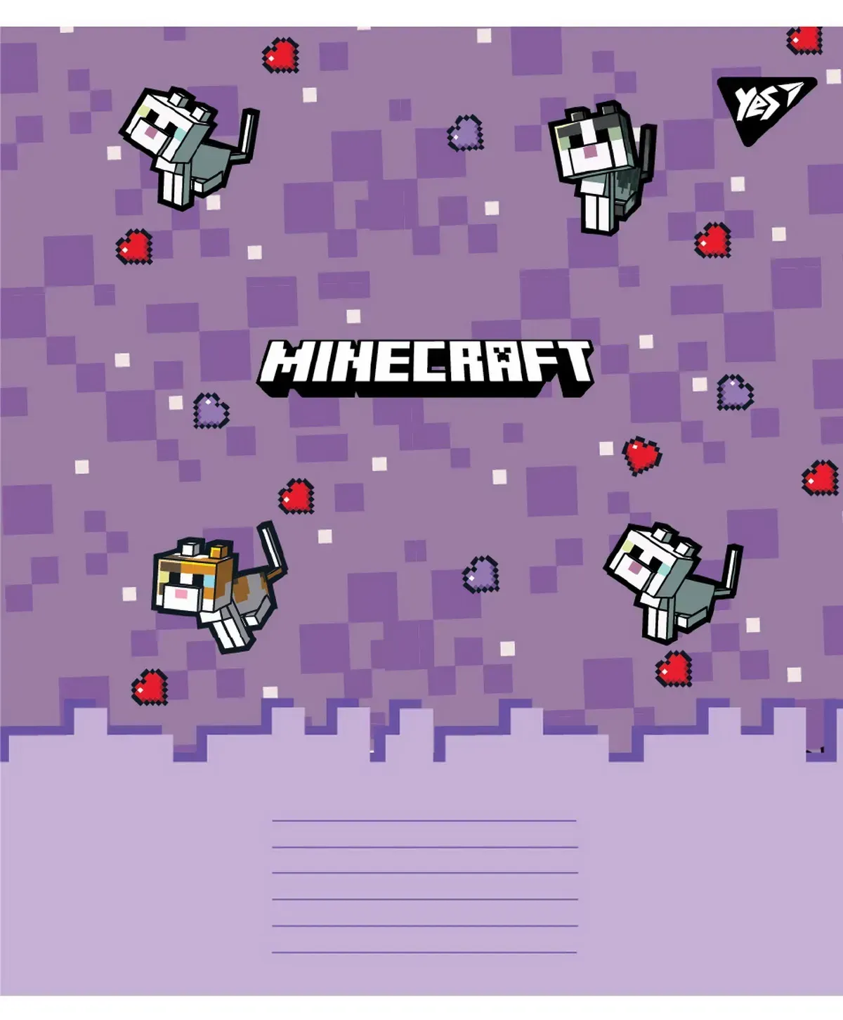 Тетрадь 12 кос. Yes "Minecraft Spring", 767592 5
