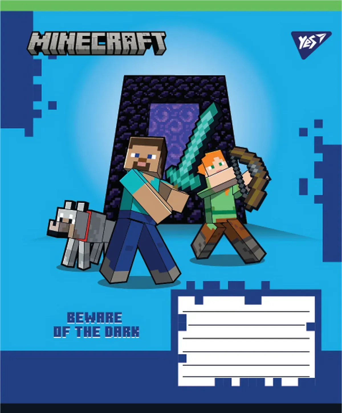 Тетрадь 12 кос. Yes "Minecraft Walls", 767565 5