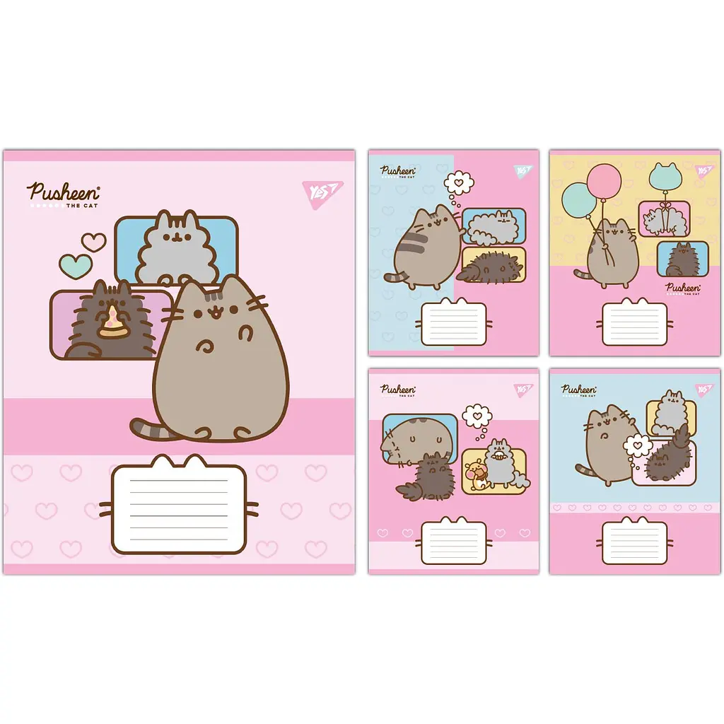 Тетрадь 12 кос. Yes "Pusheen Funny", 767604