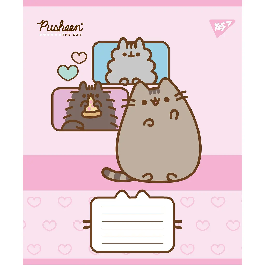 Тетрадь 12 кос. Yes "Pusheen Funny", 767604 1