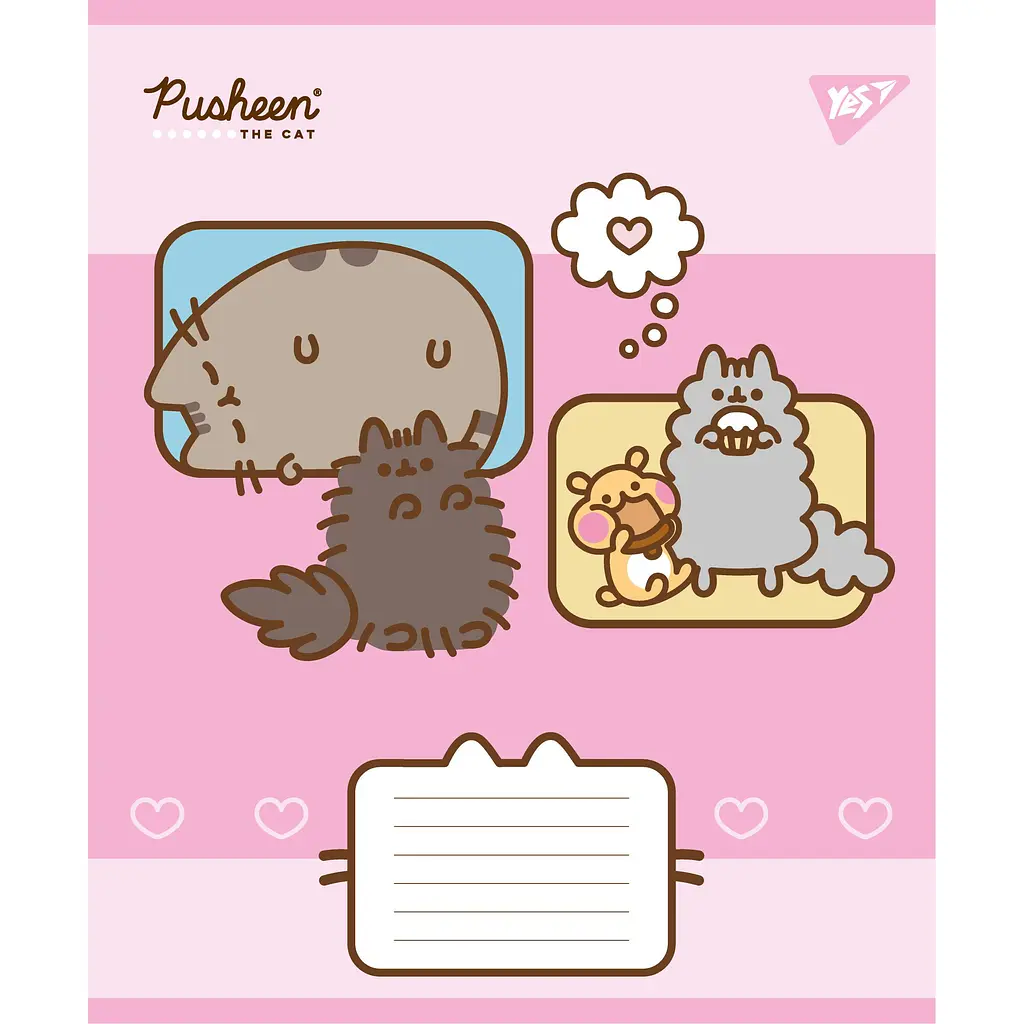 Тетрадь 12 кос. Yes "Pusheen Funny", 767604 2
