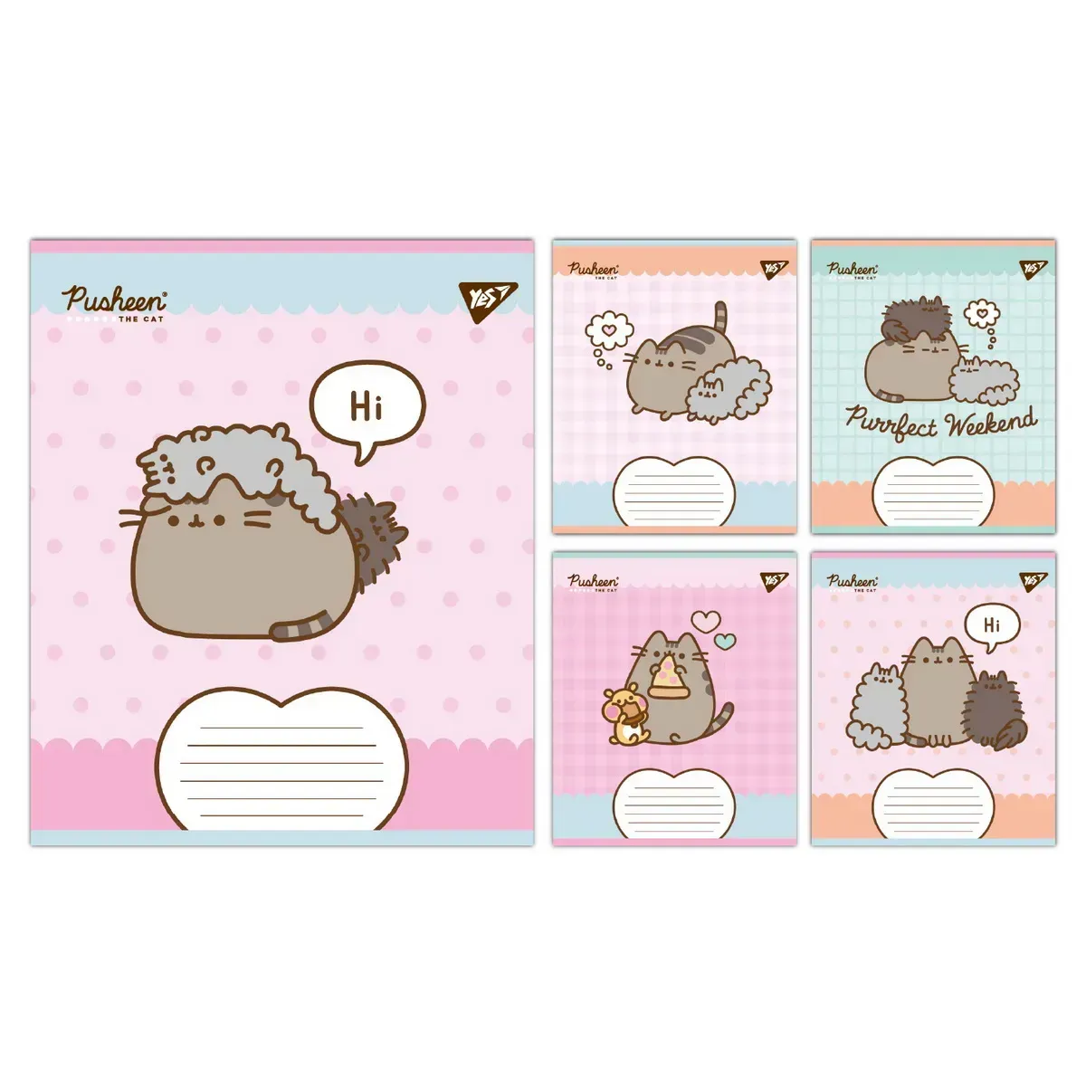 Тетрадь 12 кос. Yes "Pusheen Weekend", 767609