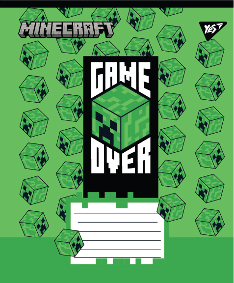 Зошит 12 лін. Yes "Minecraft Walls", 767564 1