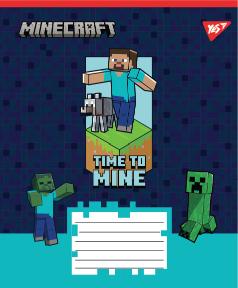 Зошит 12 лін. Yes "Minecraft Walls", 767564 5