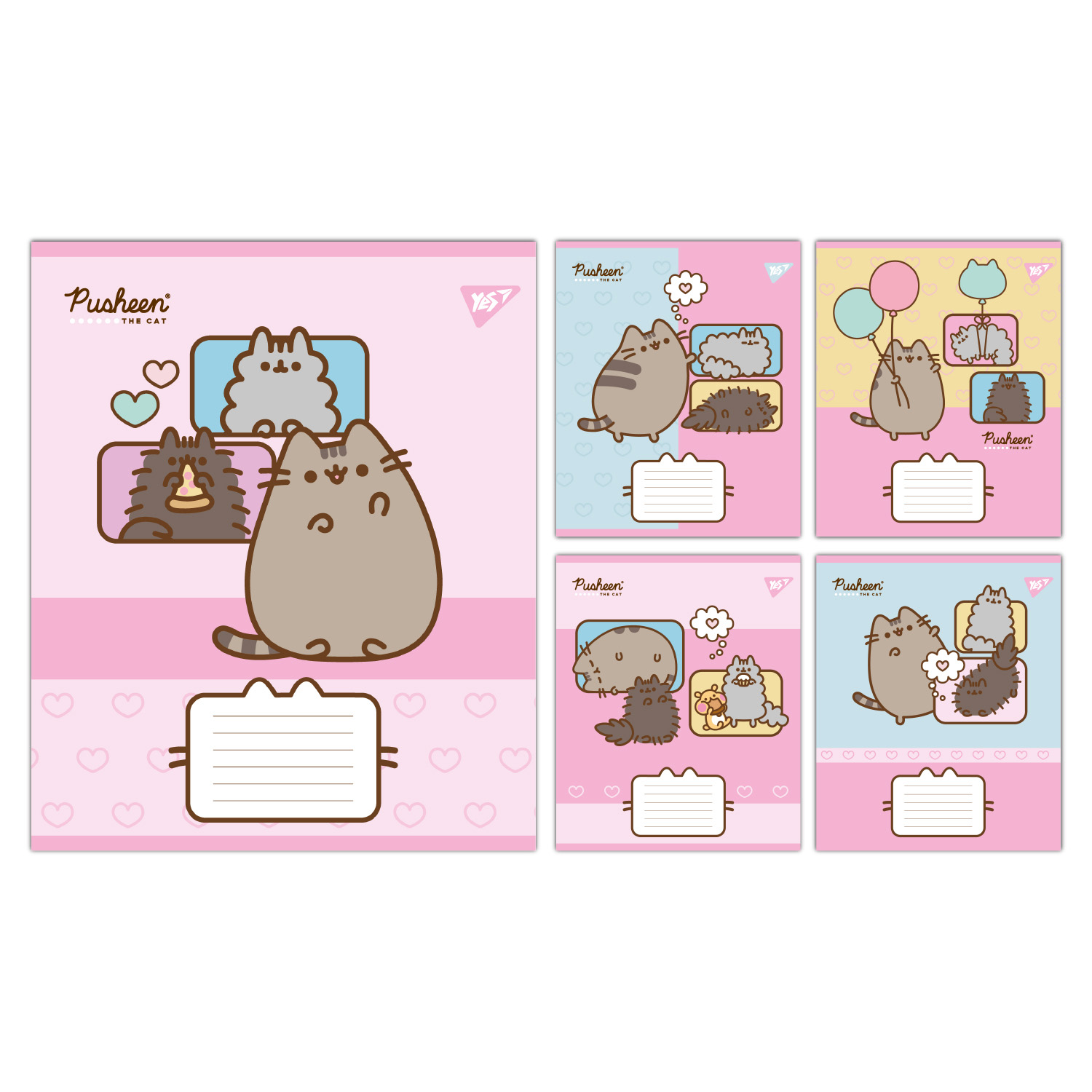 Зошит 12 лін. Yes "Pusheen Funny", 767603