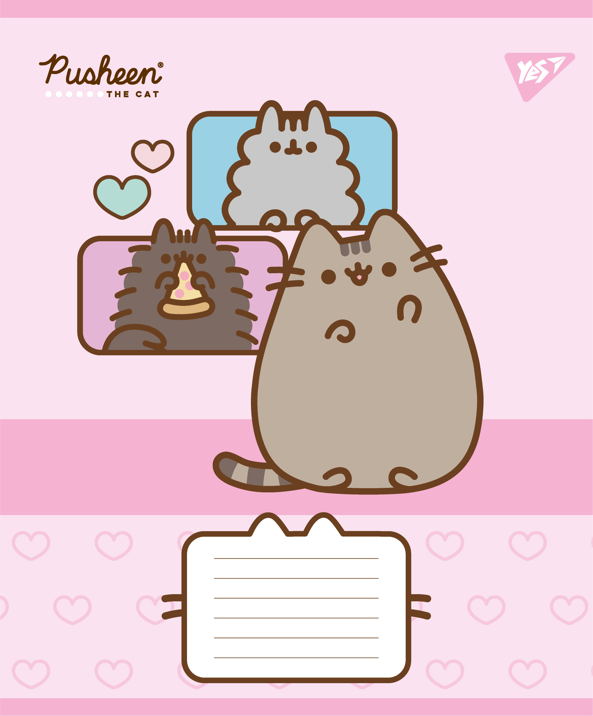 Зошит 12 лін. Yes "Pusheen Funny", 767603 1