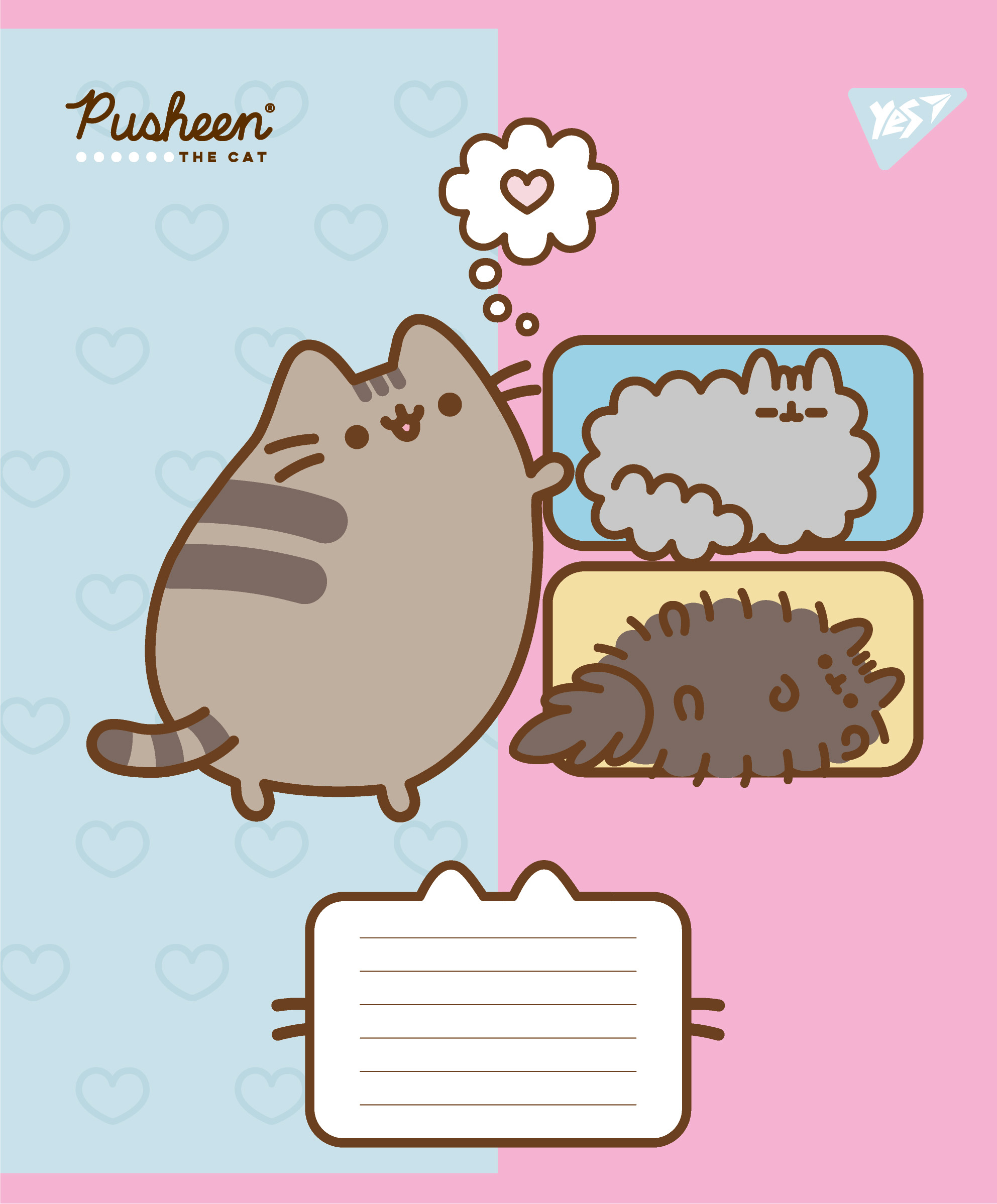 Зошит 12 лін. Yes "Pusheen Funny", 767603 2