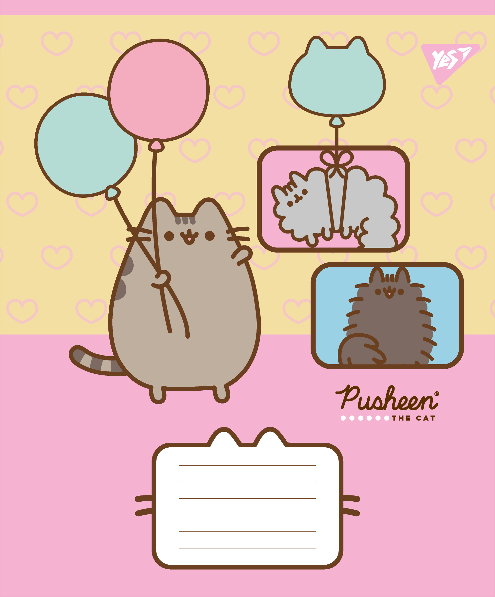 Зошит 12 лін. Yes "Pusheen Funny", 767603 3