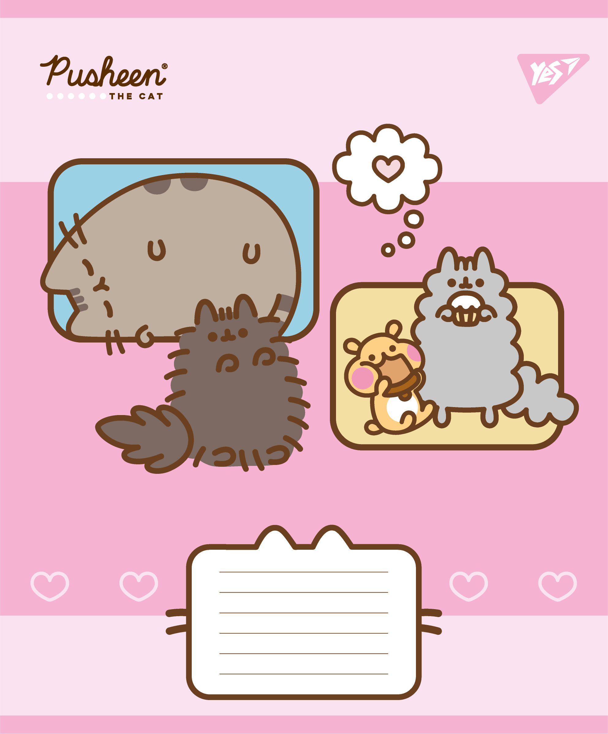 Зошит 12 лін. Yes "Pusheen Funny", 767603 4