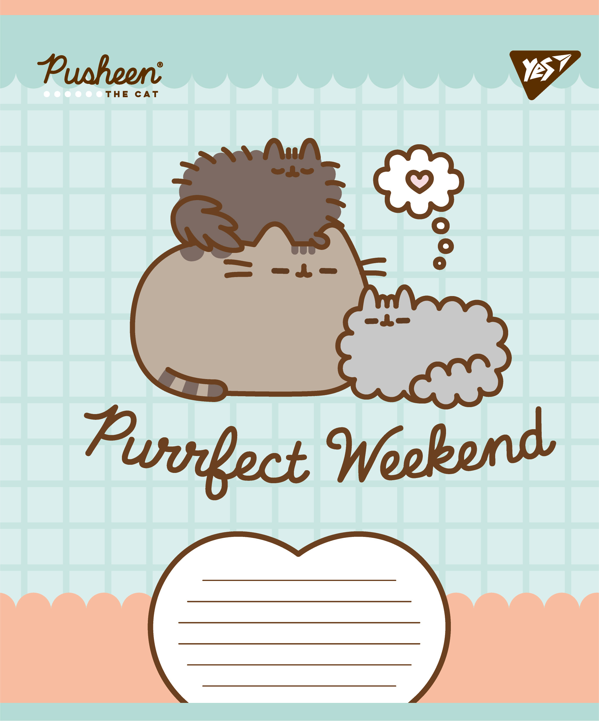 Зошит 12 лін. Yes "Pusheen Weekend", 767608 3