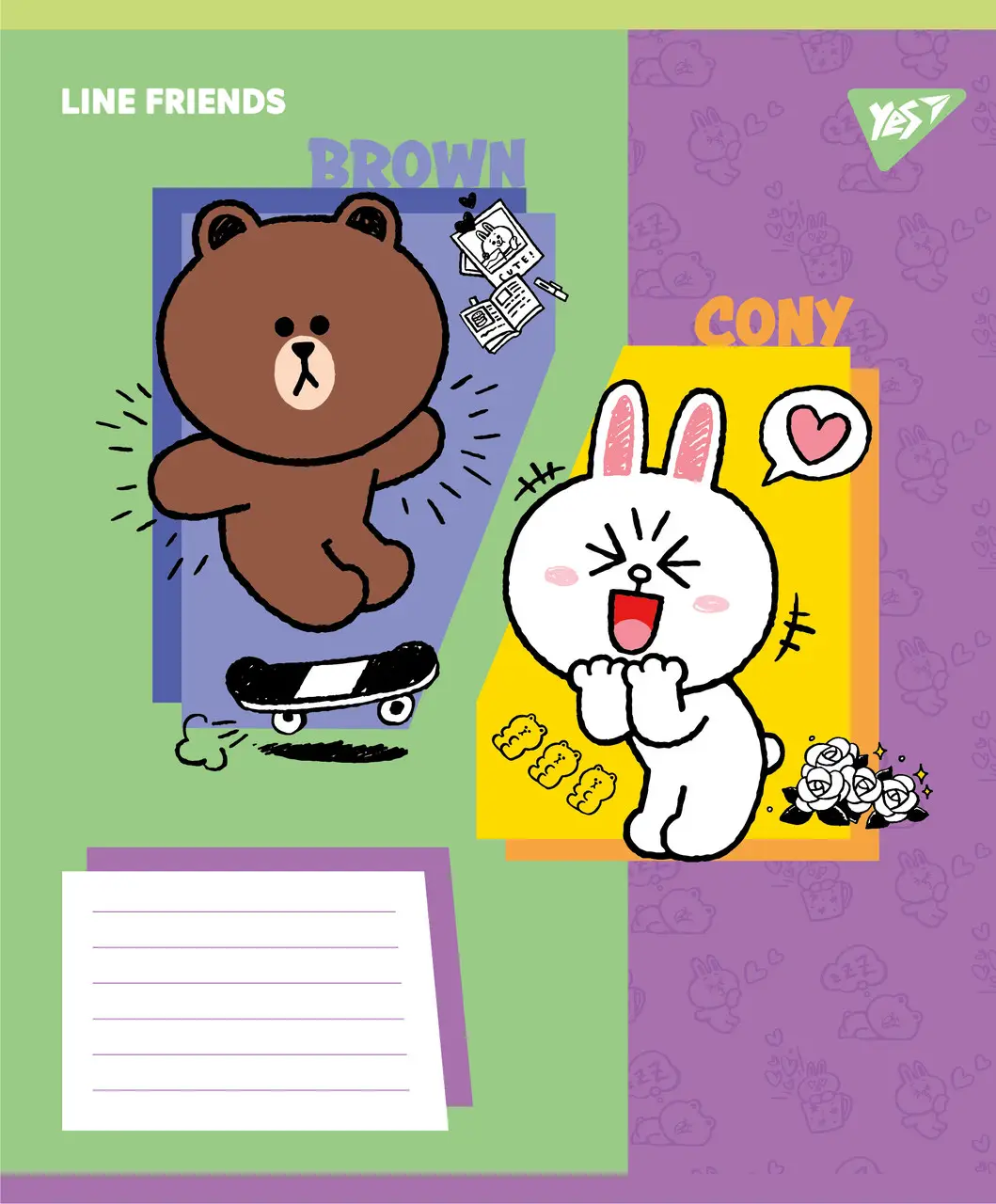 Зошит 18 кл. Yes "Line Friends Funny", 767641 5