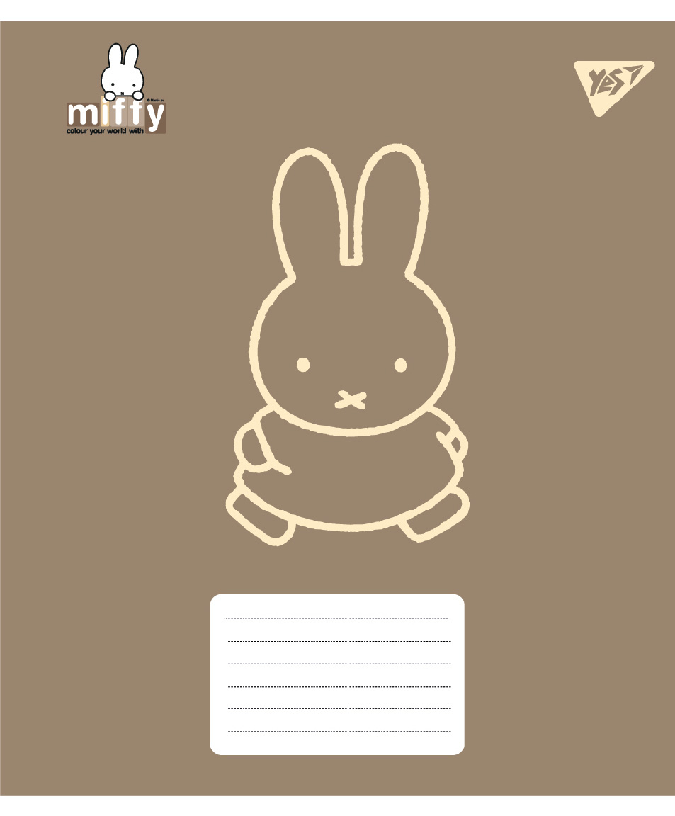 Зошит 18 кл. Yes "Miffy Bunny", 767620 2