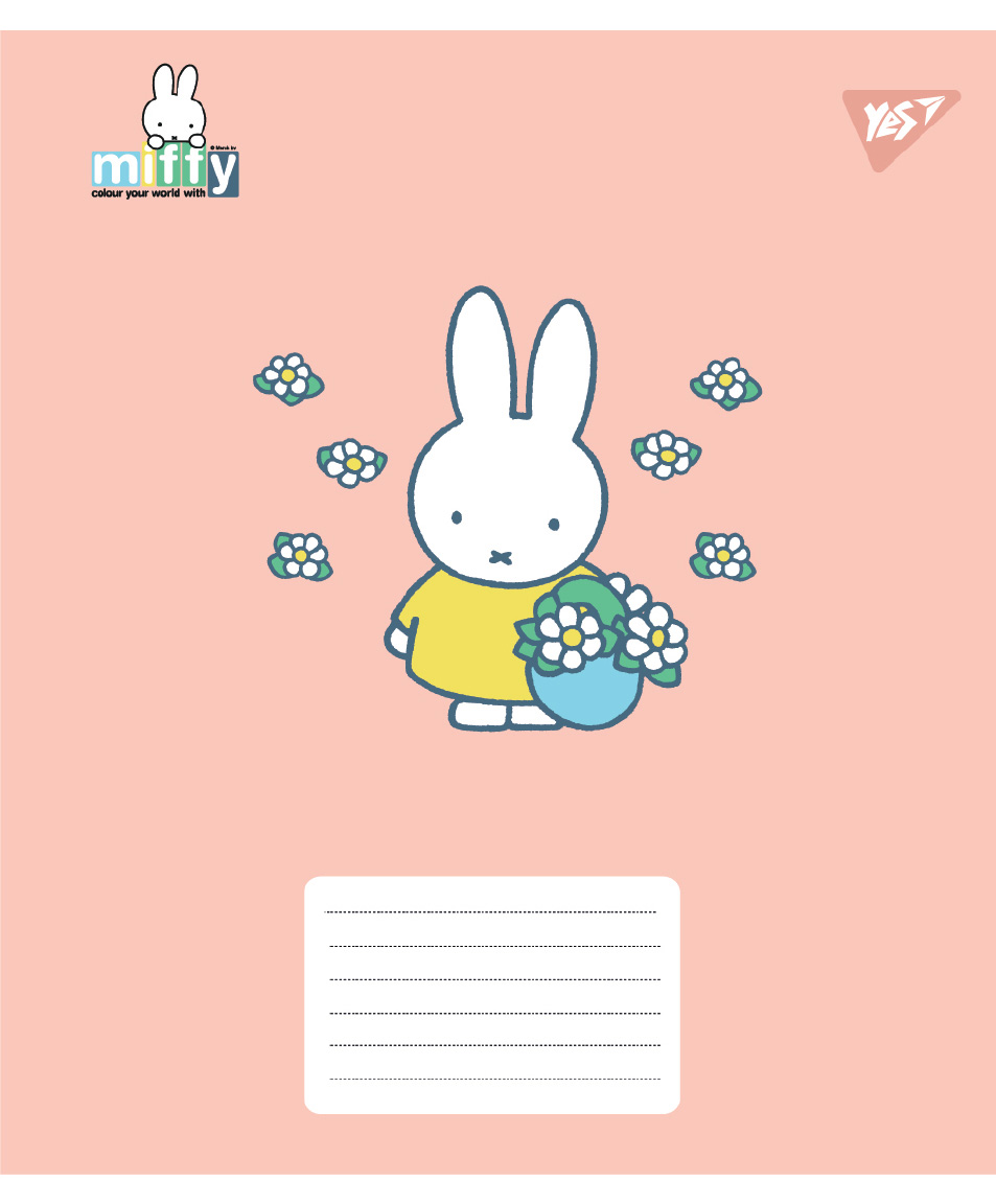 Зошит 18 кл. Yes "Miffy Playfull", 767634 2